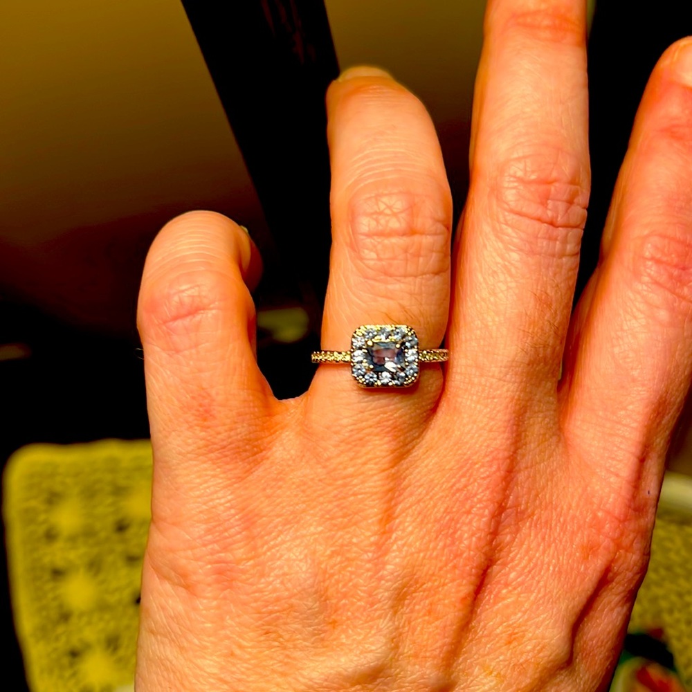 Bomb Party Size 6 - The Moment Is Now Ring (Light Tanzanite)
